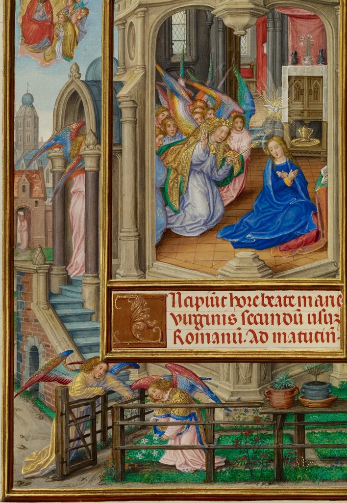 An illustration from Spinola Hours, 1510, leaf 157