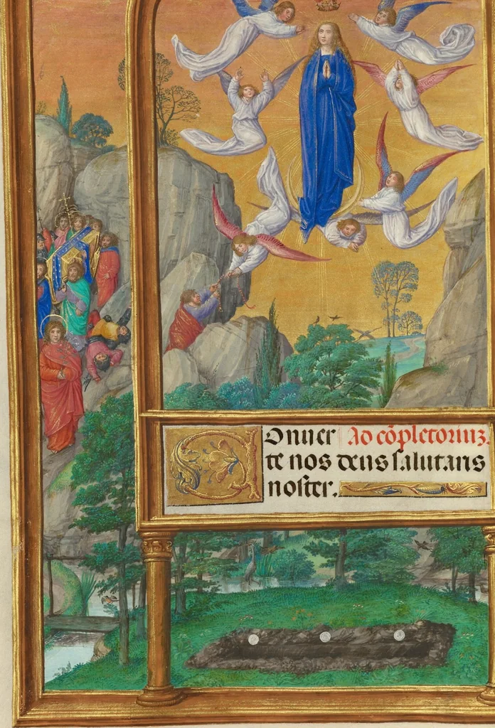 An illustration from Spinola Hours, 1510, leaf 158