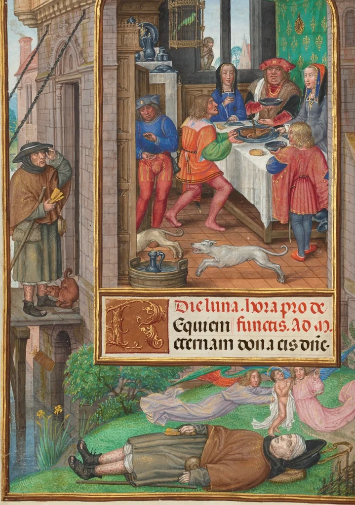An illustration from Spinola Hours, 1510, leaf 166