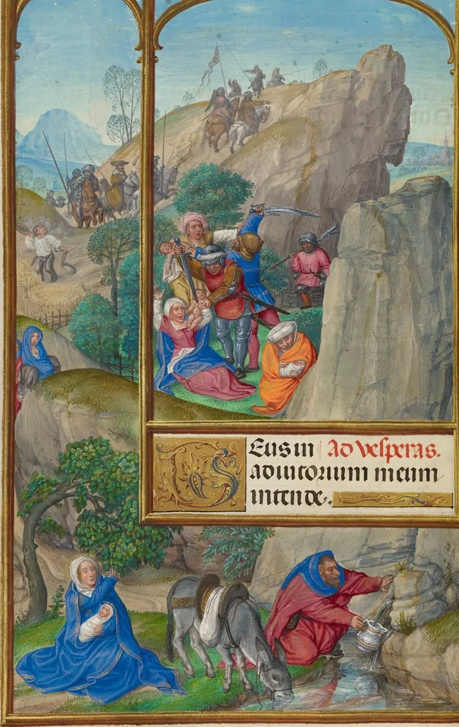 An illustration from Spinola Hours, 1510, leaf 172