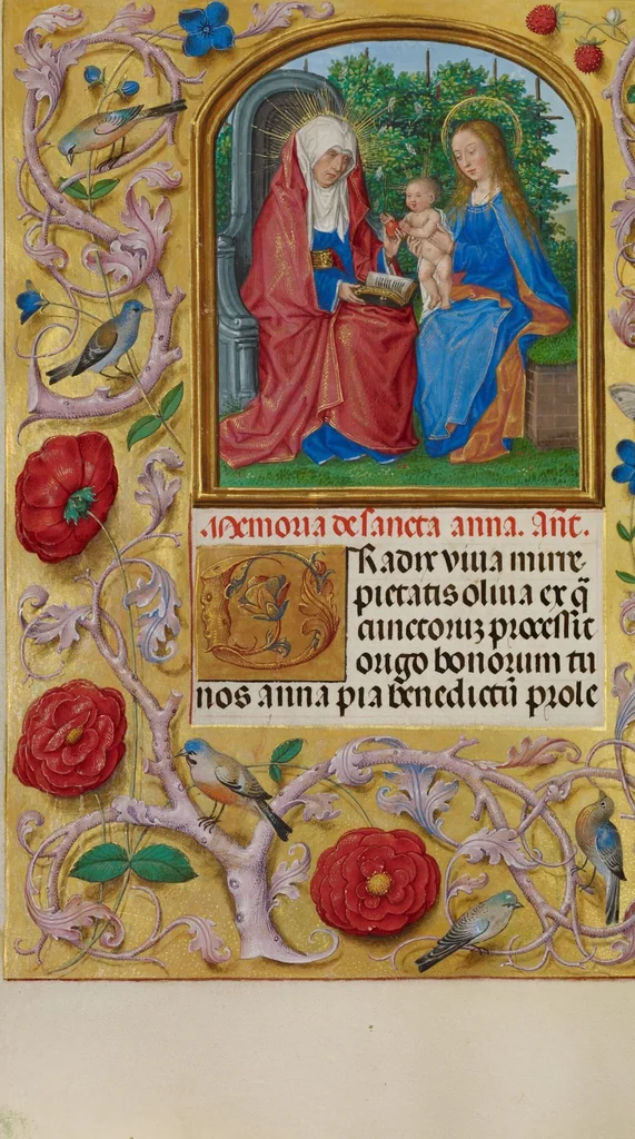 An illustration from Spinola Hours, 1510, leaf 180