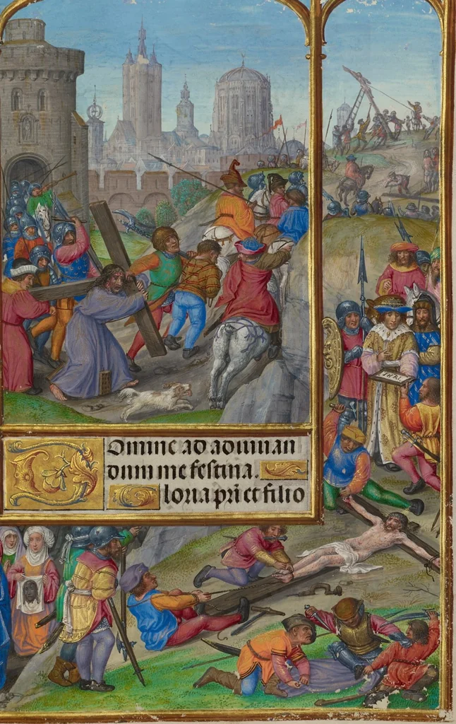 An illustration from Spinola Hours, 1510, leaf 182