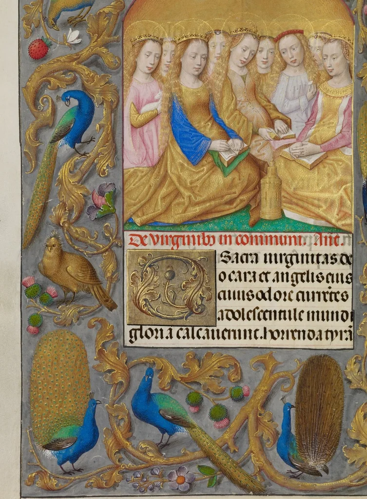 An illustration from Spinola Hours, 1510, leaf 184