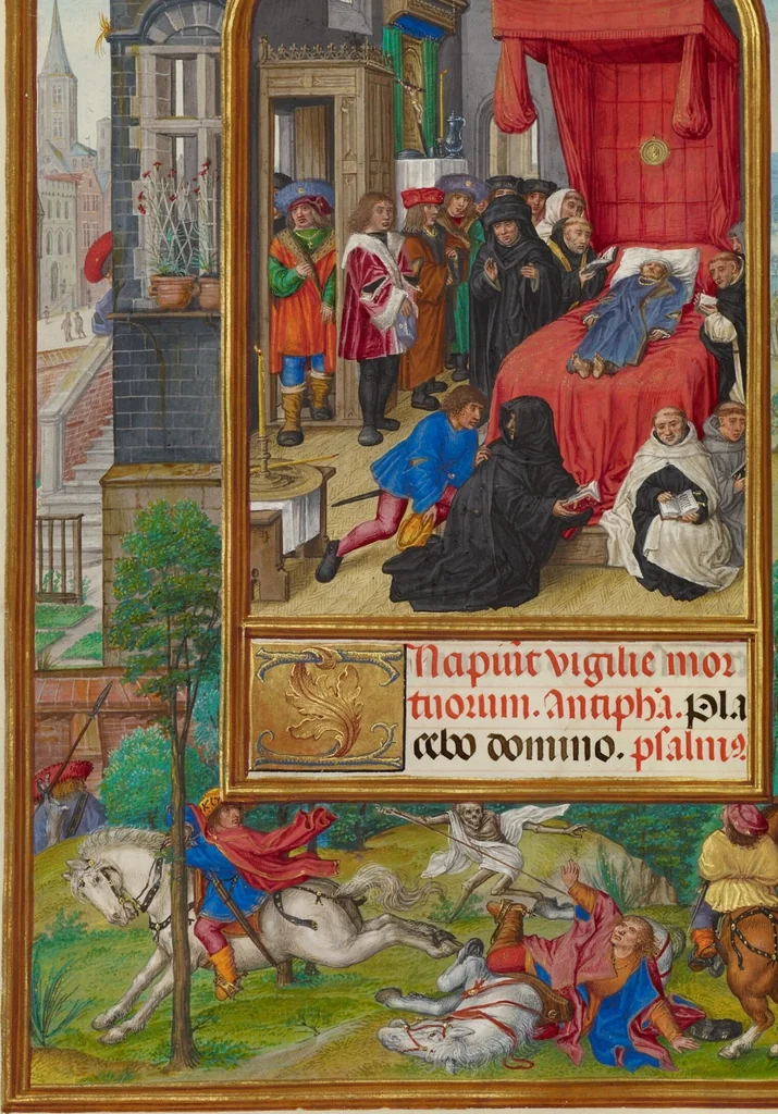An illustration from Spinola Hours, 1510, leaf 22