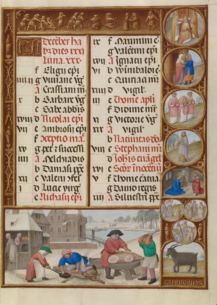 An illustration from Spinola Hours, 1510, leaf 23