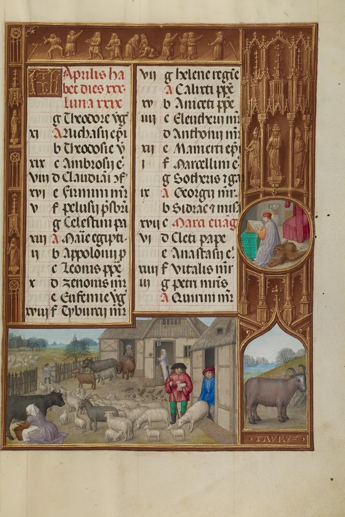 An illustration from Spinola Hours, 1510, leaf 5
