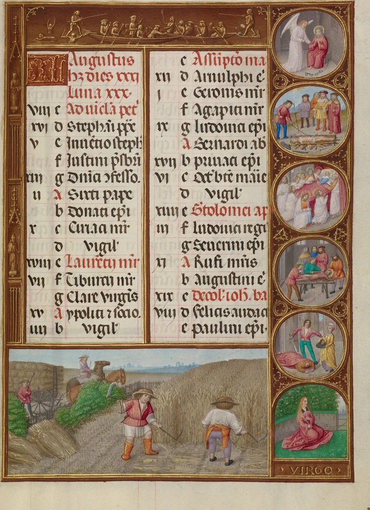 An illustration from Spinola Hours, 1510, leaf 6