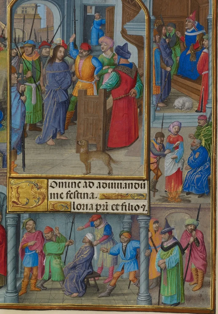 An illustration from Spinola Hours, 1510, leaf 8