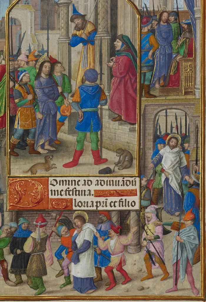 An illustration from Spinola Hours, 1510, leaf 9