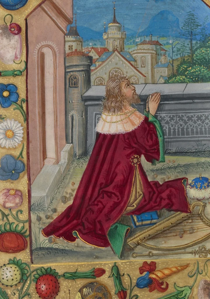 An illustration from Book of Hours, 1550, leaf 3