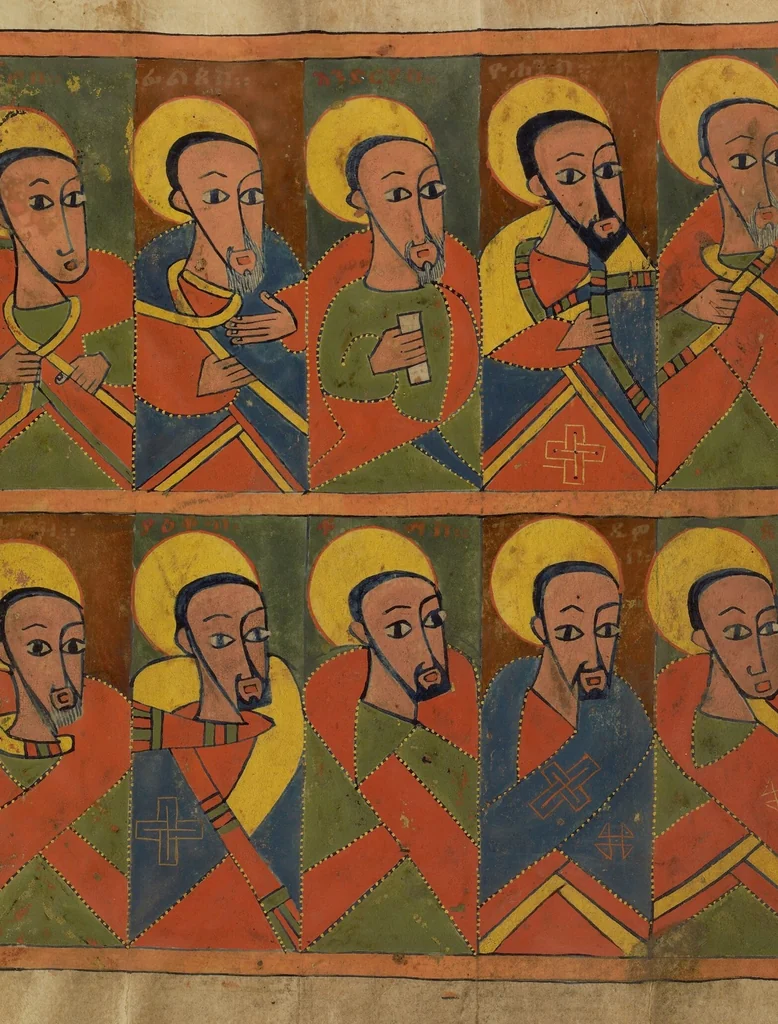An illustration from Gospel Book, 1480, leaf 18