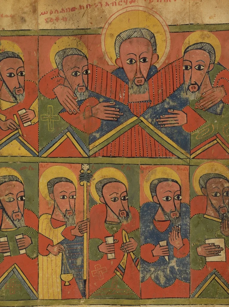 An illustration from Gospel Book, 1480, leaf 22