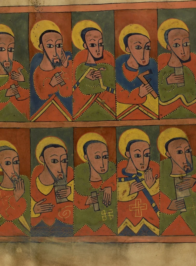 An illustration from Gospel Book, 1480, leaf 25
