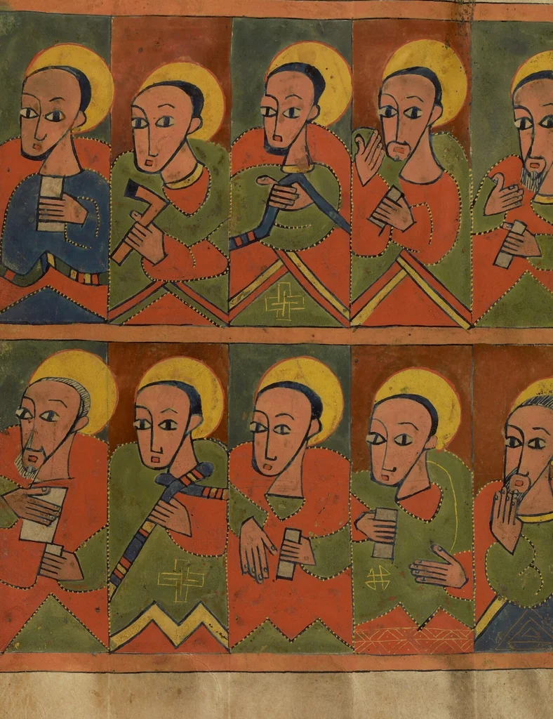 An illustration from Gospel Book, 1480, leaf 26