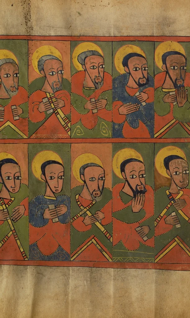 An illustration from Gospel Book, 1480, leaf 27