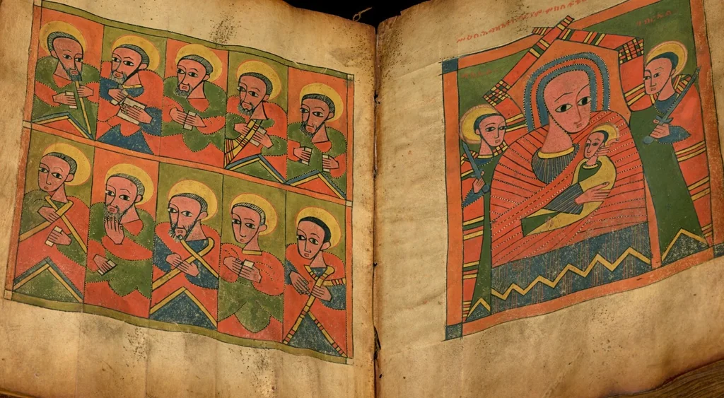 An illustration from Gospel Book, 1480, leaf 29