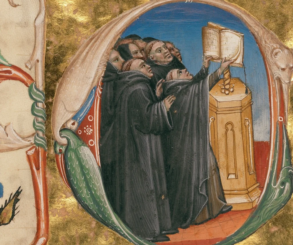 An illustration from Five Leaves from a Noted Breviary, 1420, leaf 2