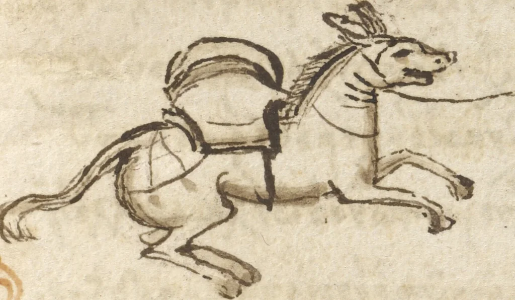An illustration from Miscellany: Physiologus; other texts, 1510, leaf 16