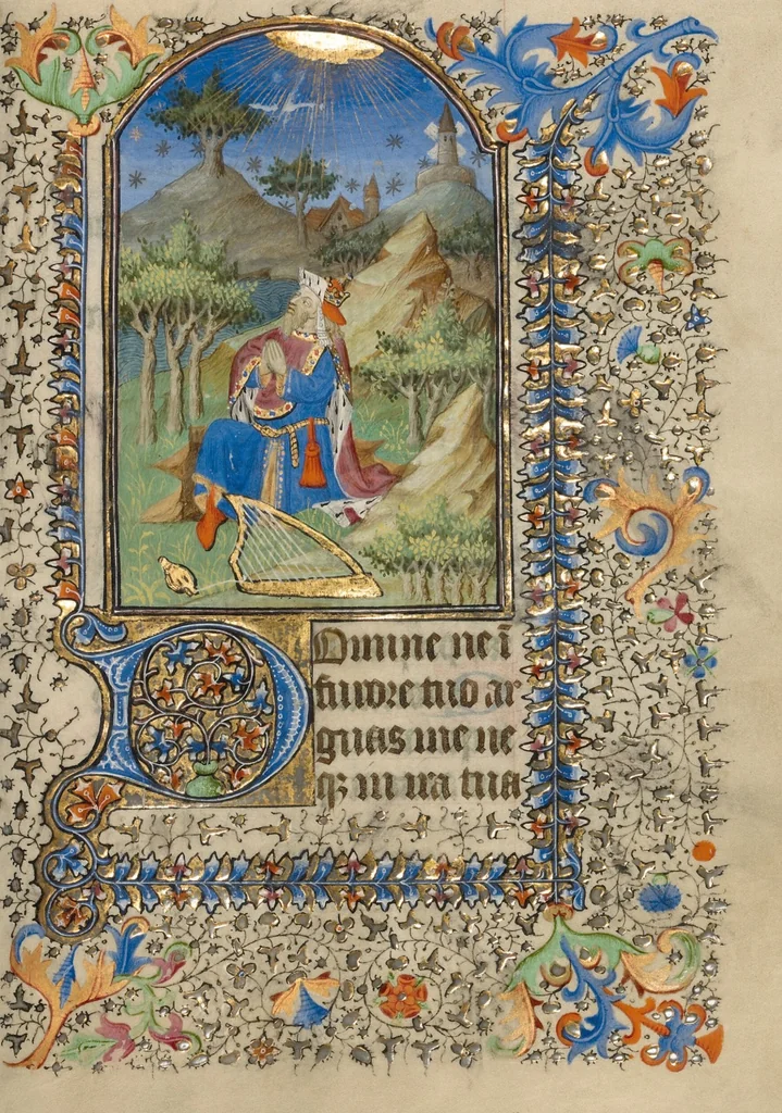 An illustration from Book of Hours, 1420, leaf 1