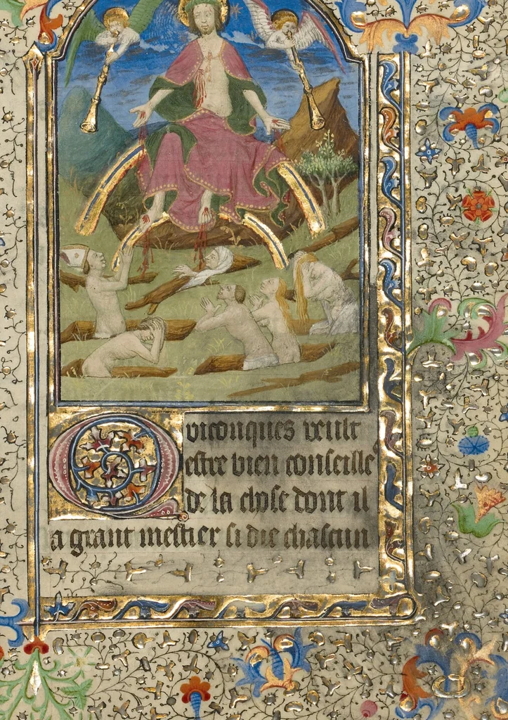 An illustration from Book of Hours, 1420, leaf 10