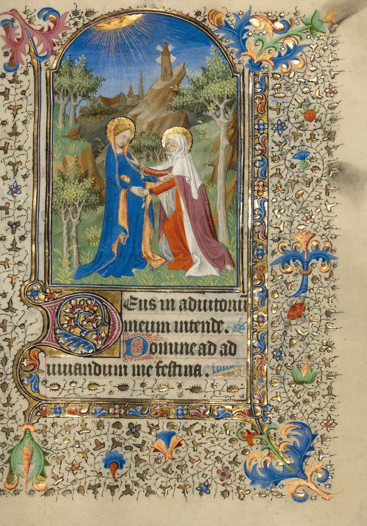 An illustration from Book of Hours, 1420, leaf 15