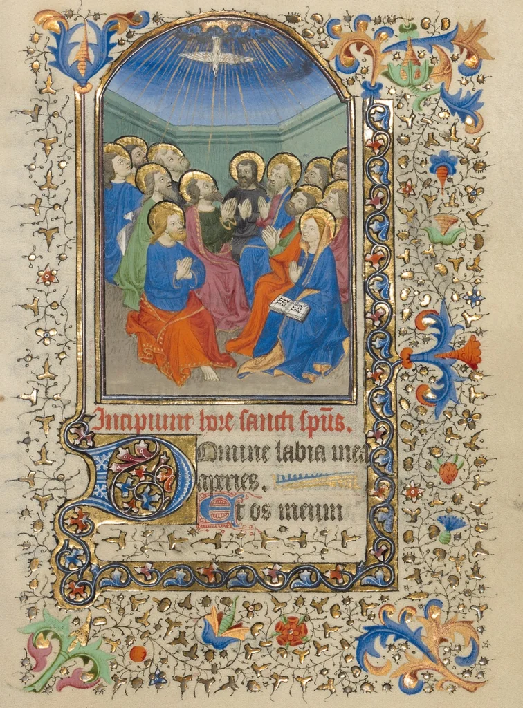 An illustration from Book of Hours, 1420, leaf 3