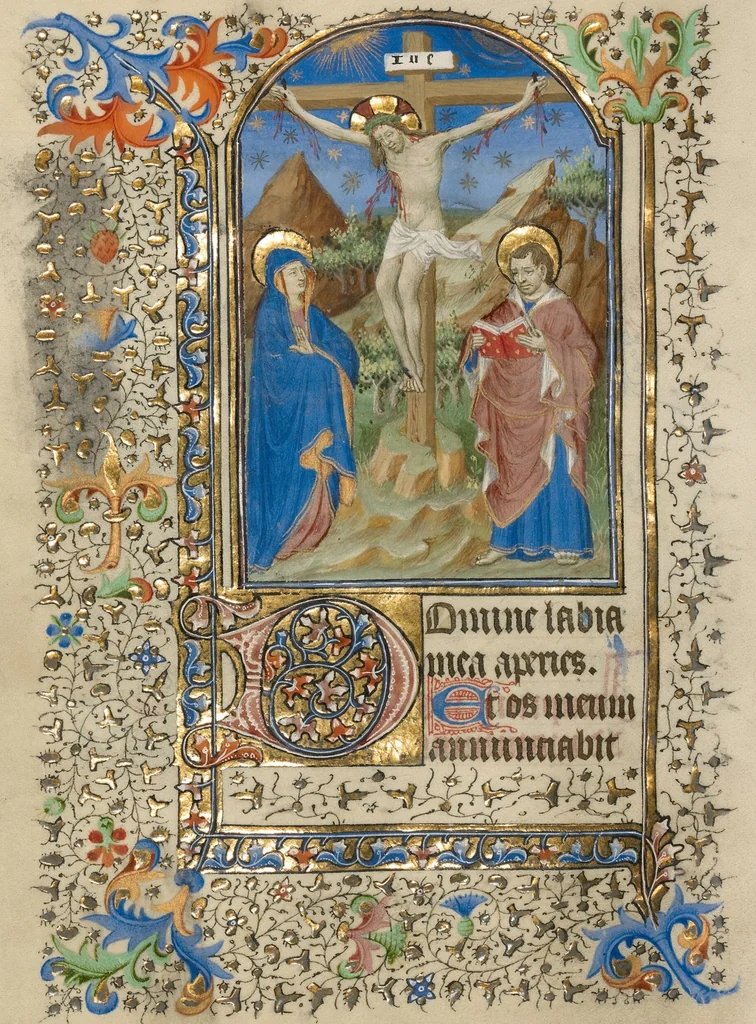 An illustration from Book of Hours, 1420, leaf 8