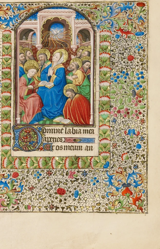 An illustration from Book of Hours, 1440, leaf 30