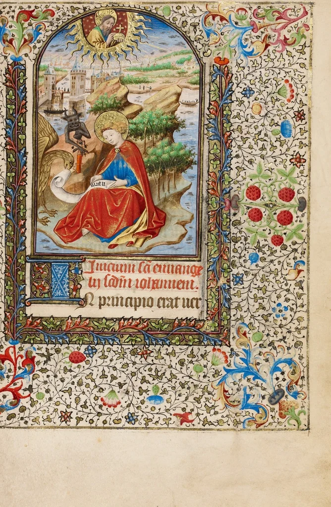 An illustration from Book of Hours, 1440, leaf 48