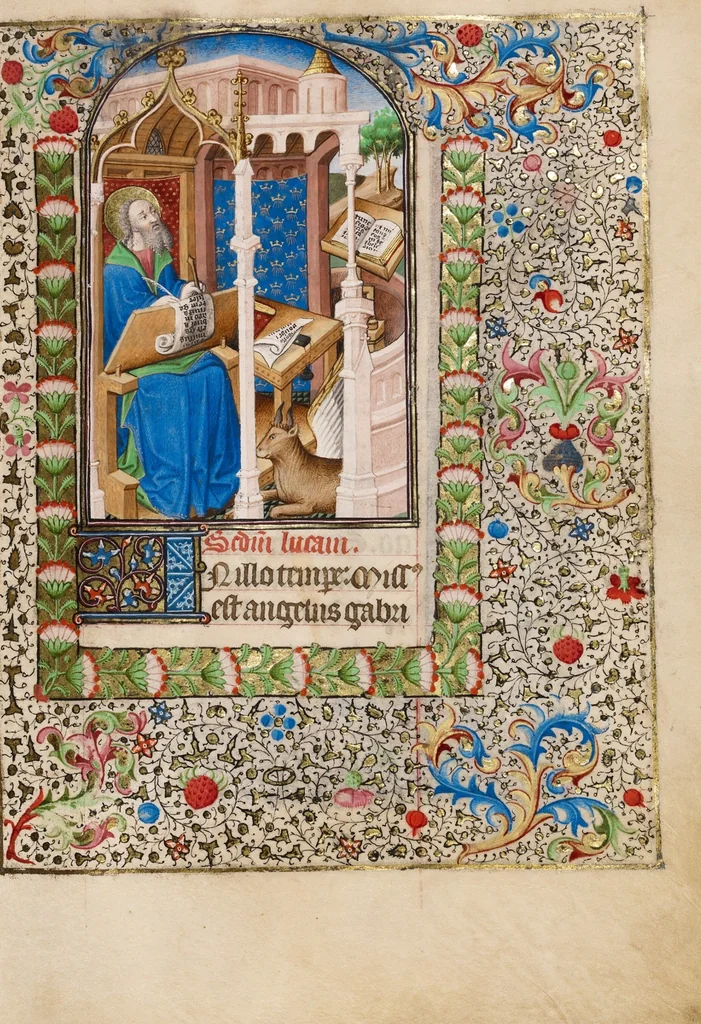 An illustration from Book of Hours, 1440, leaf 52