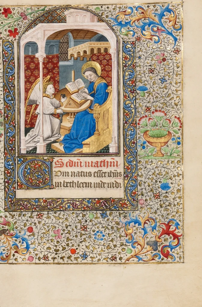 An illustration from Book of Hours, 1440, leaf 58
