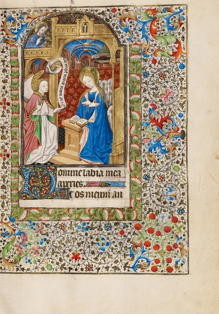 An illustration from Book of Hours, 1440, leaf 73
