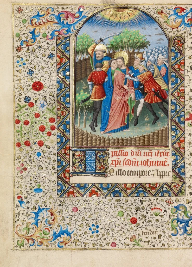 An illustration from Book of Hours, 1440, leaf 75