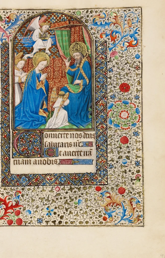 An illustration from Book of Hours, 1440, leaf 76