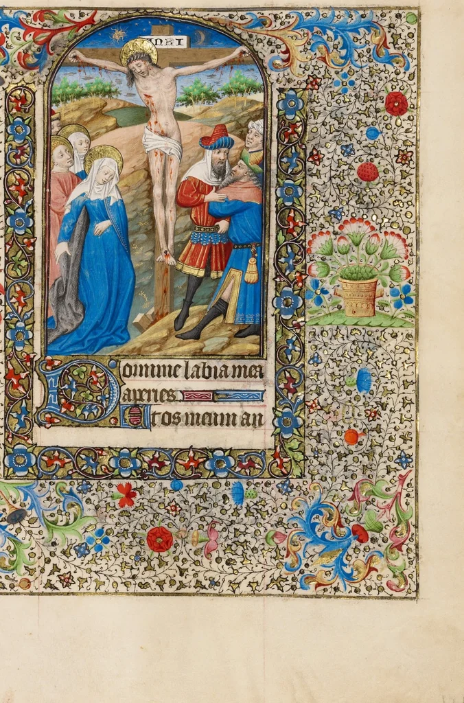 An illustration from Book of Hours, 1440, leaf 77
