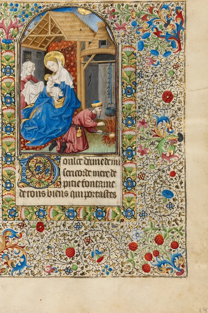 An illustration from Book of Hours, 1440, leaf 79