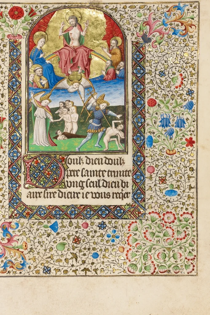 An illustration from Book of Hours, 1440, leaf 80