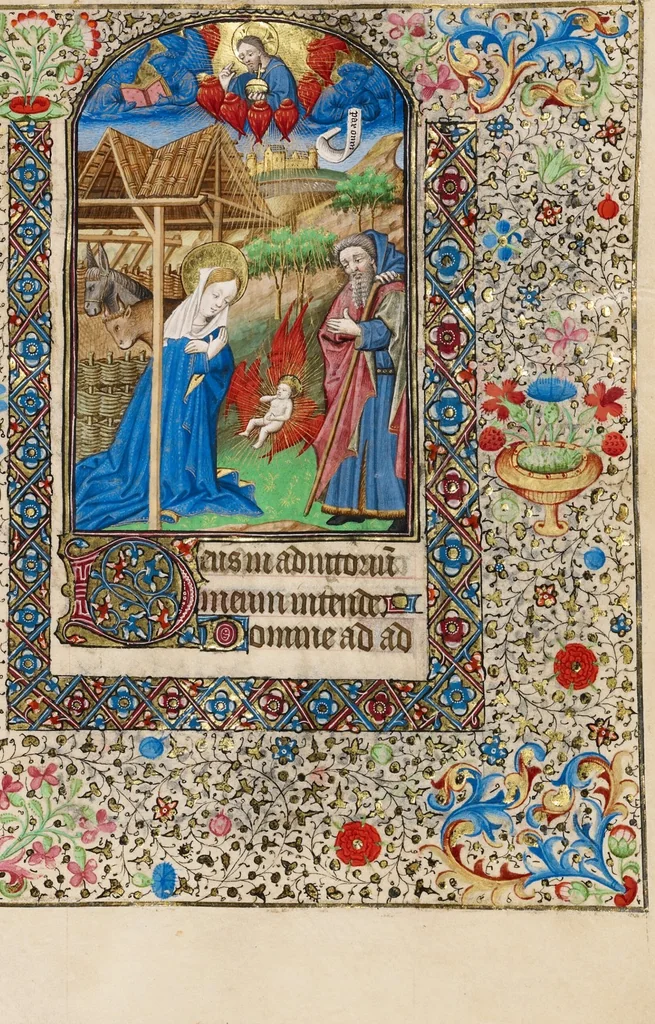 An illustration from Book of Hours, 1440, leaf 81