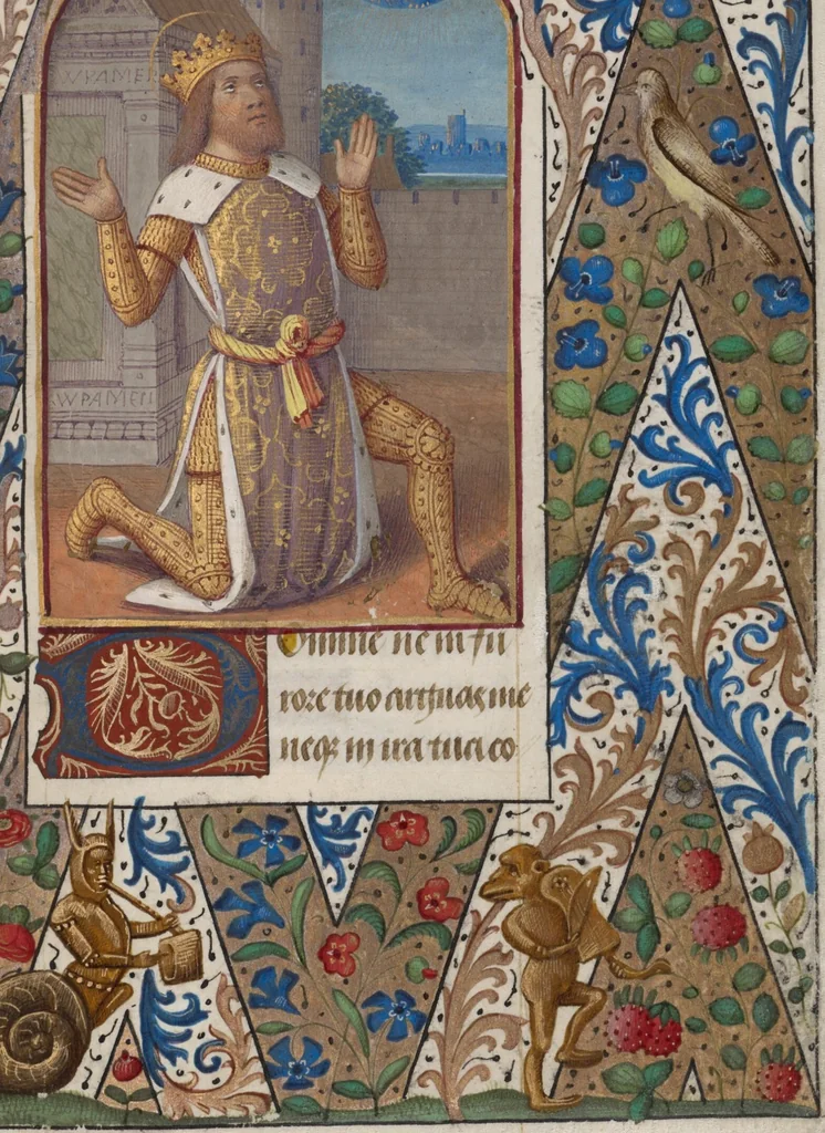 An illustration from Book of Hours, 1480, leaf 12