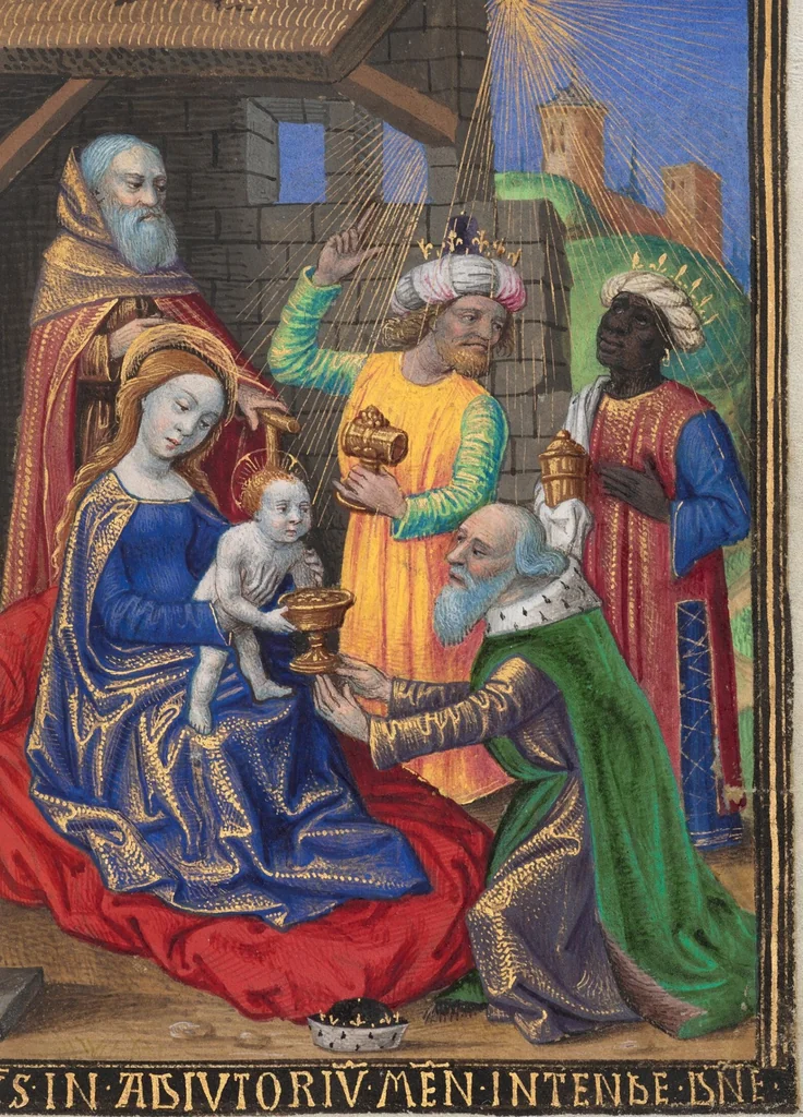 An illustration from Book of Hours, 1480, leaf 16