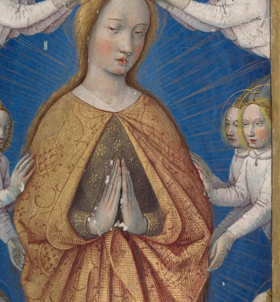 An illustration from Book of Hours, 1480, leaf 19