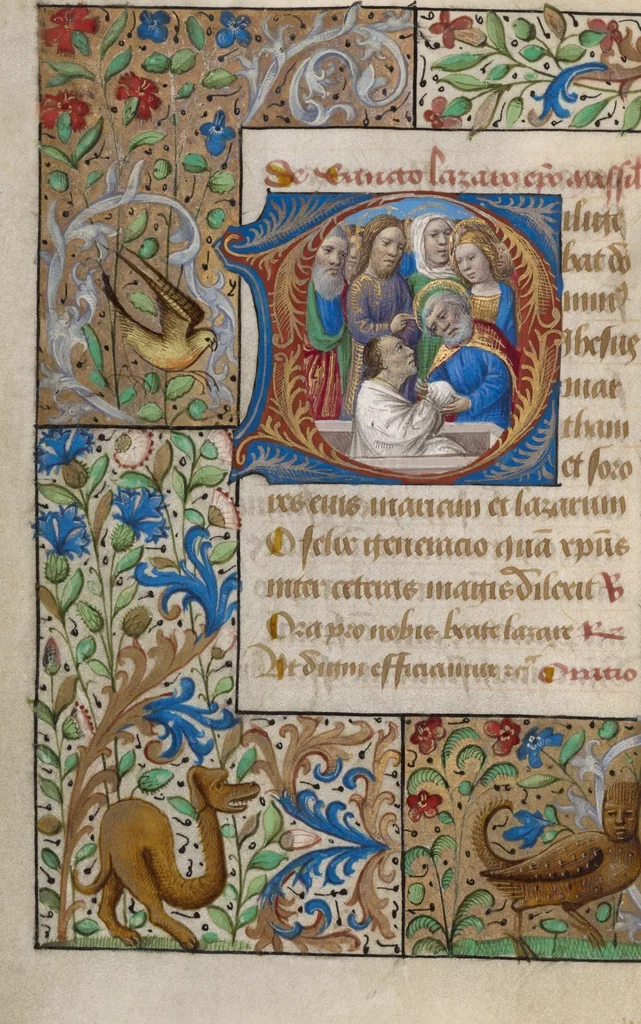 An illustration from Book of Hours, 1480, leaf 2
