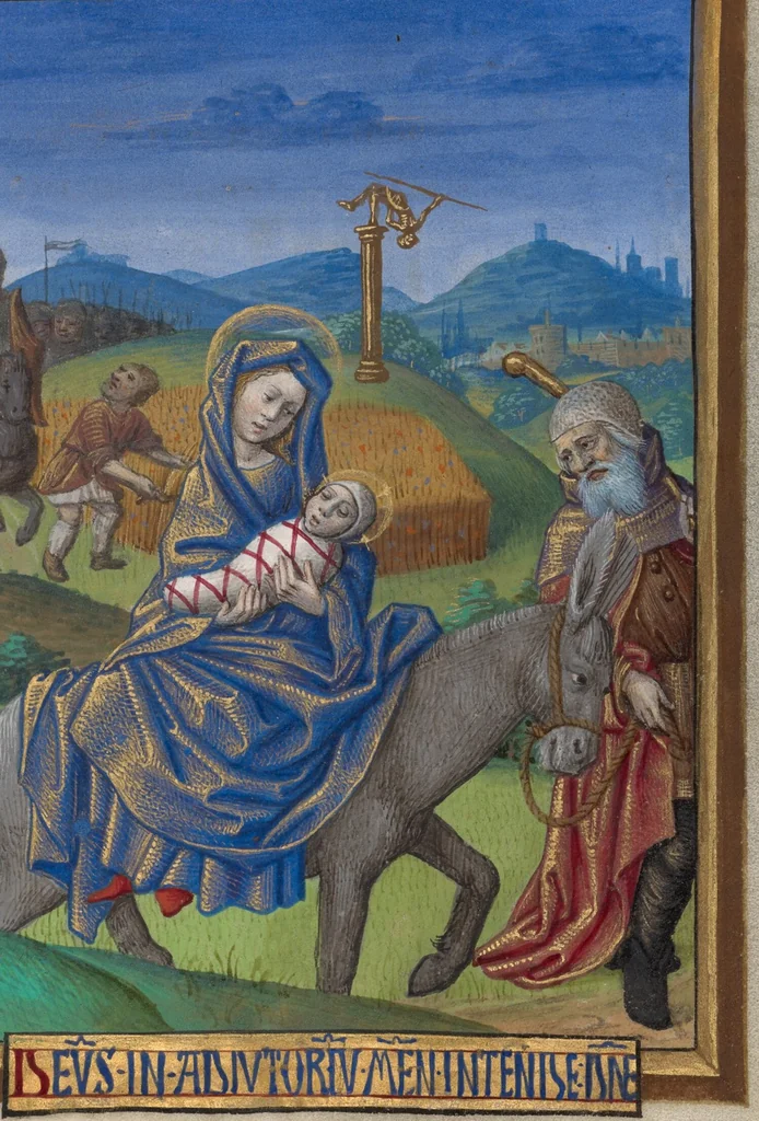 An illustration from Book of Hours, 1480, leaf 20