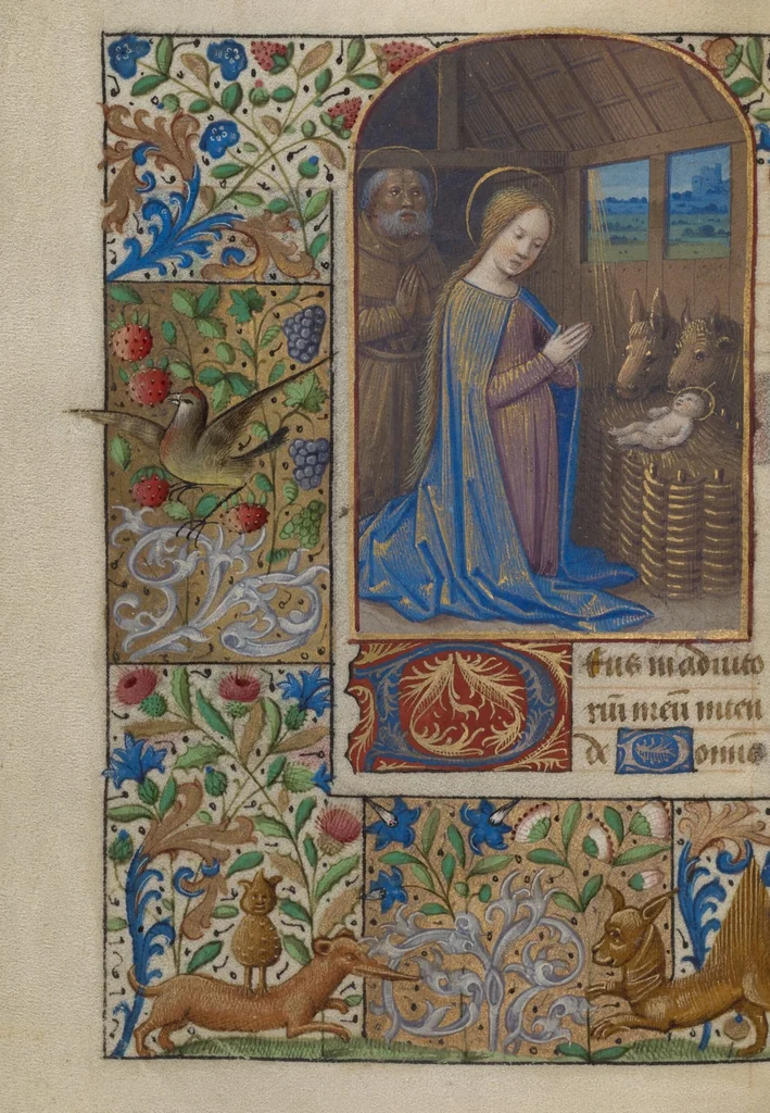 An illustration from Book of Hours, 1480, leaf 23