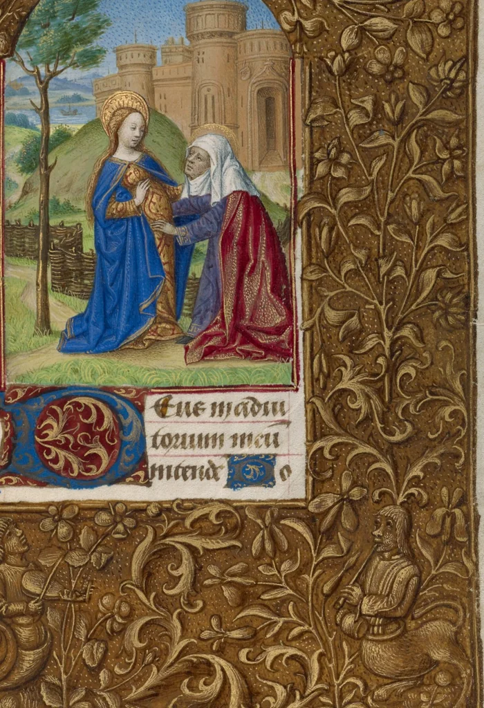 An illustration from Book of Hours, 1480, leaf 24