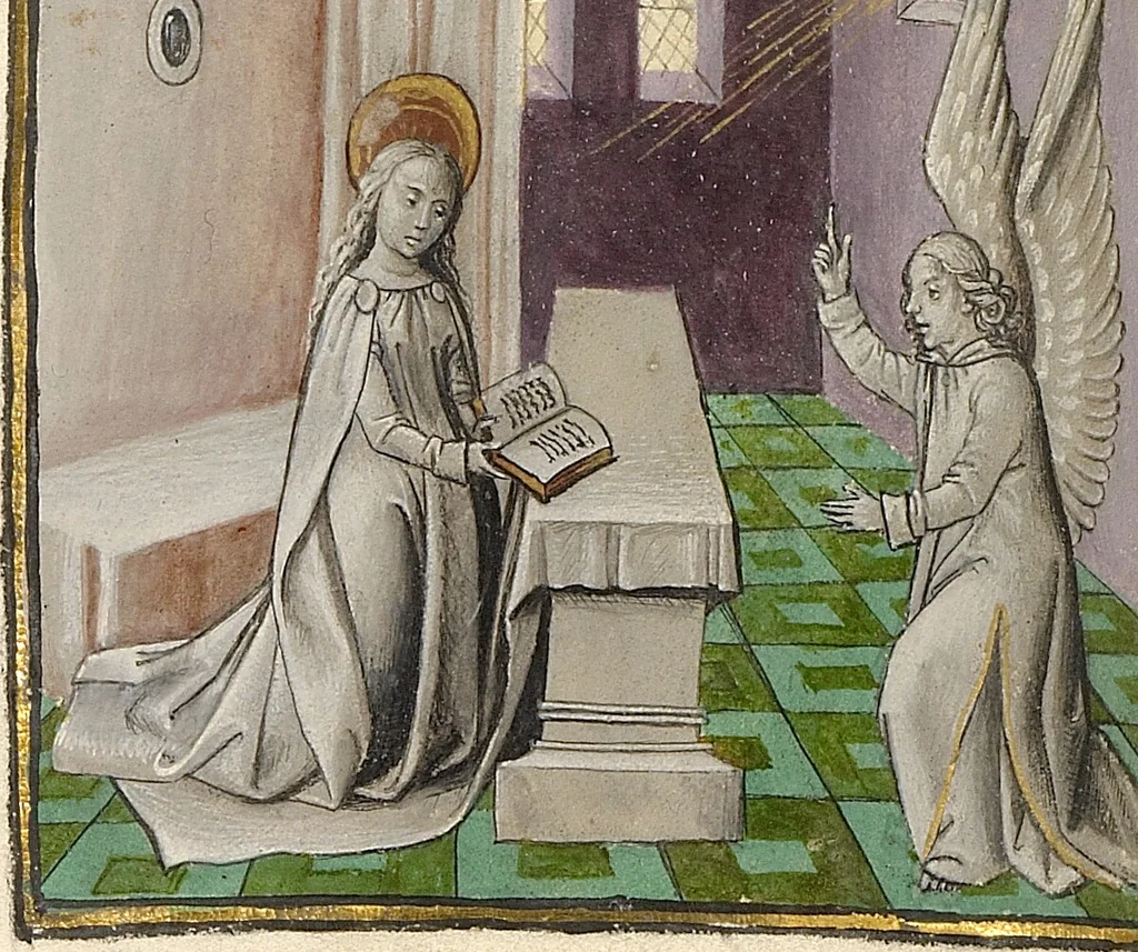 An illustration from Miroir Historial, 1475, leaf 14