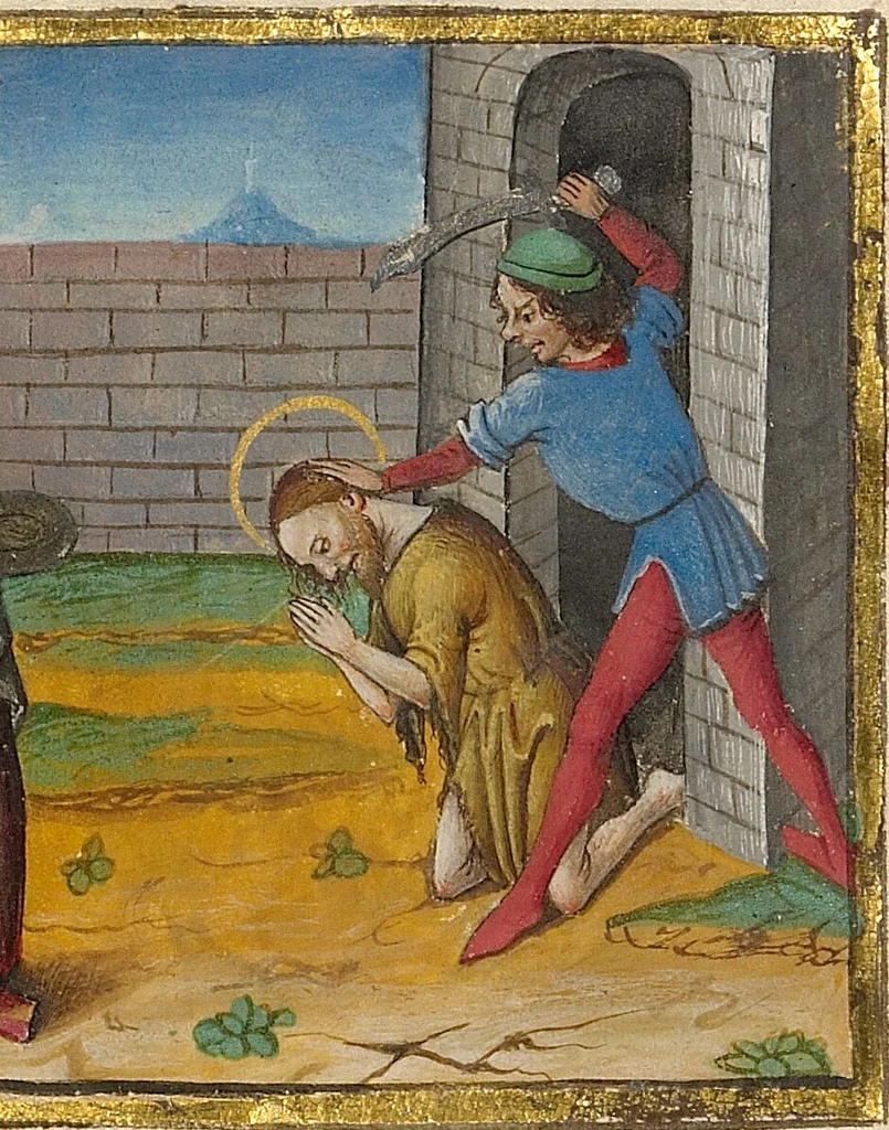 An illustration from Miroir Historial, 1475, leaf 25