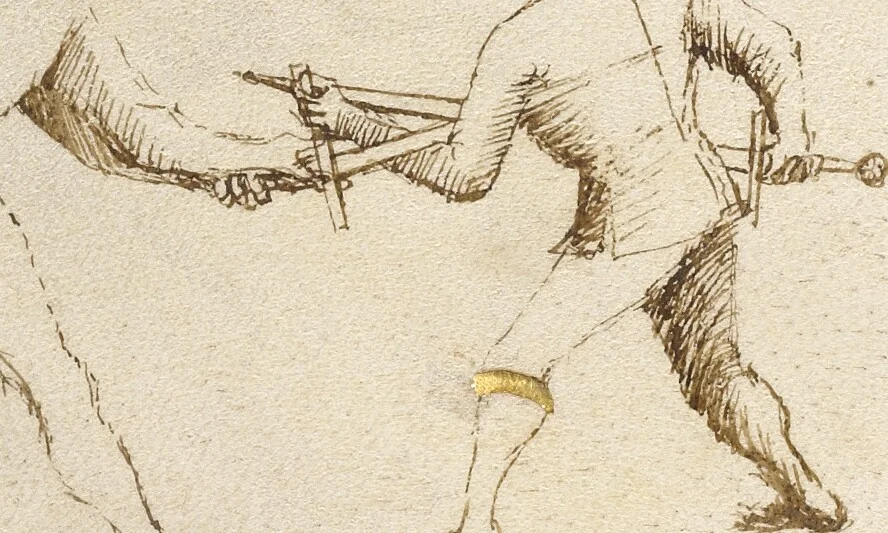 An illustration from Il Fior di Battaglia, 1410, leaf 60