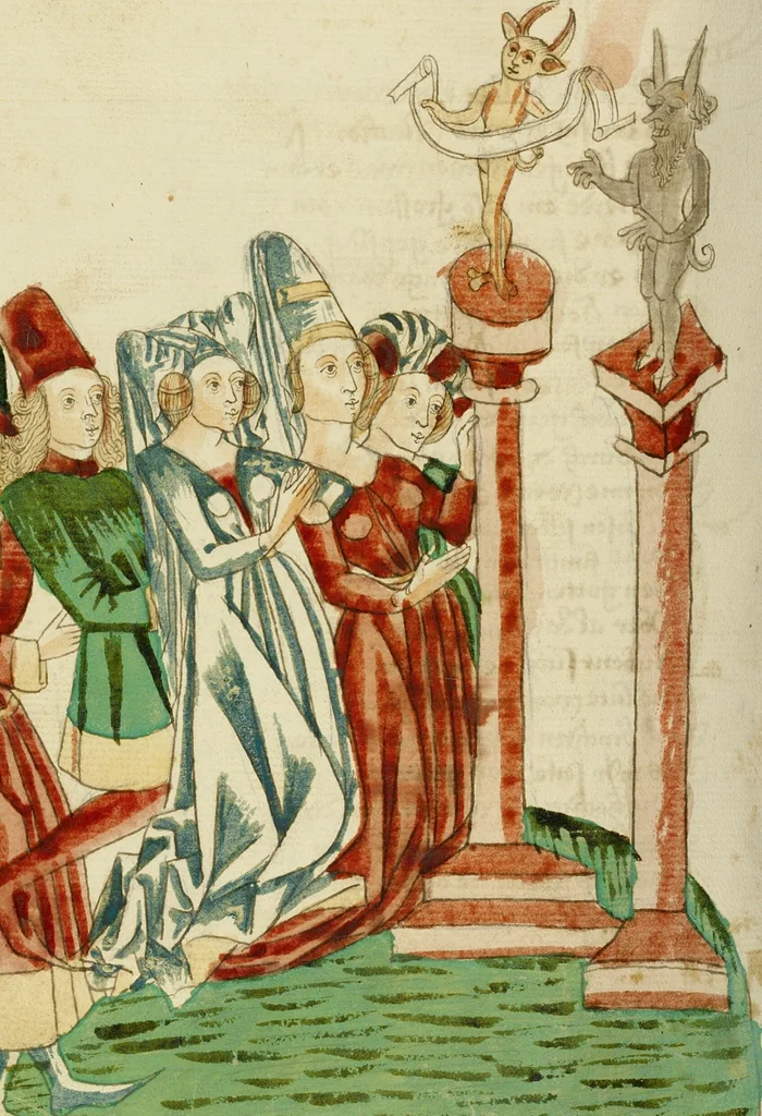 An illustration from Barlaam und Josaphat, 1469, leaf 1