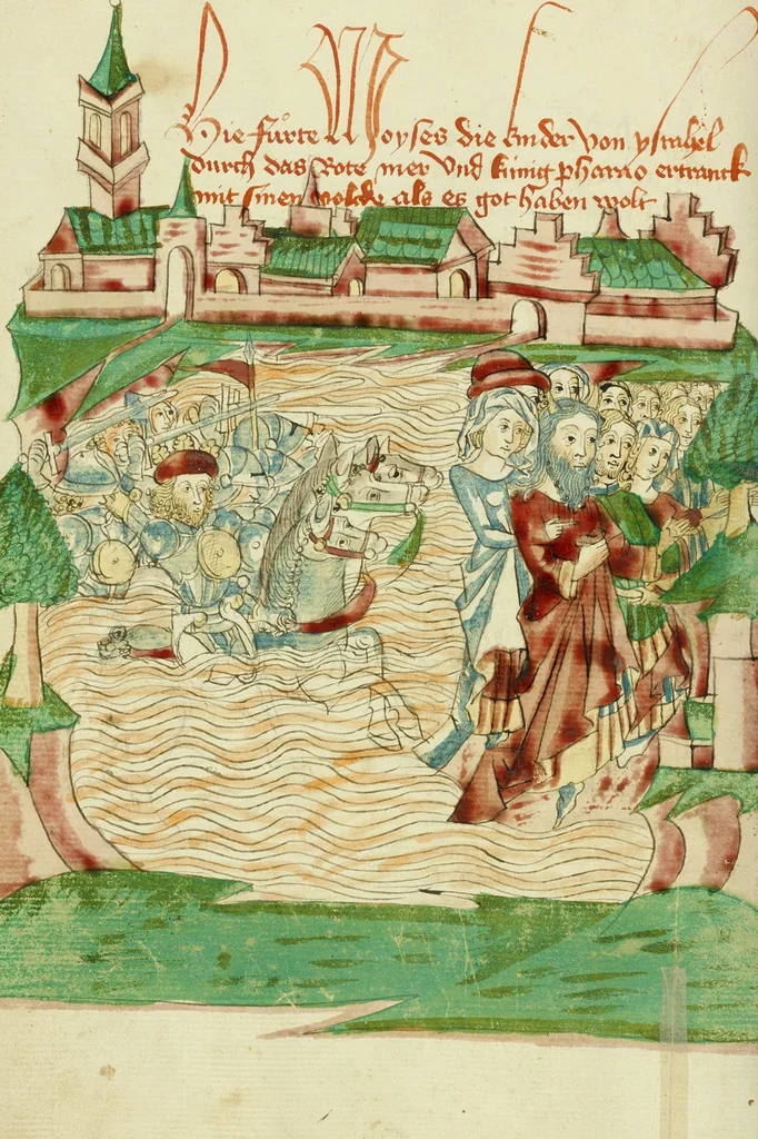 An illustration from Barlaam und Josaphat, 1469, leaf 111